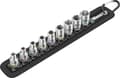 Miniatyrbilde 4 av 5: Wera 05003883001, Støpselsett, 1/4", Metrisk, 9 hoder, 5,5.5,6,7,8,10,11,12,13 mm