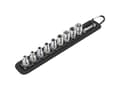 Miniatyrbilde 2 av 5: Wera 05003883001, Støpselsett, 1/4", Metrisk, 9 hoder, 5,5.5,6,7,8,10,11,12,13 mm