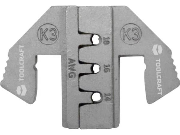 TOOLCRAFT PLE-0K3 Crimp-indsatser Crimpfatning Deutsch K3 Passer til mærke: TOOLCRAFT PZ-500