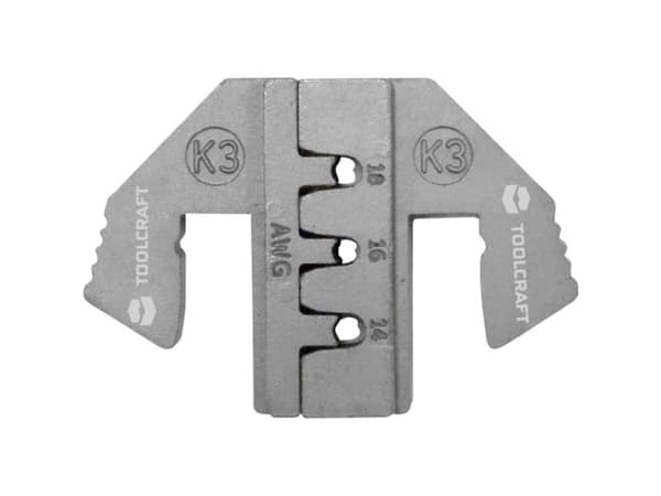 TOOLCRAFT PLE-0K3 Crimp-indsatser Crimpfatning Deutsch K3 Passer til mærke: TOOLCRAFT PZ-500