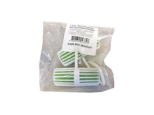 Toalettfräschare Lotus Pine Needle med parfym/mikroorganismer för upphängning Grön,2 st/pk