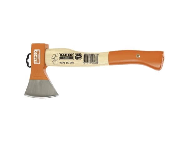 Bahco HGPS-1.0-400, Enkel øks, Snekker''s øks, Tre, 1 stykker, Stål, Oransje, Rustfritt stål, Tre