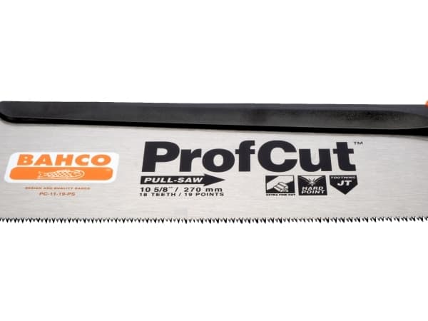Bahco PC-11-19-PS, Ryggsåg, Plast, Trä, Svart, Röd, Rostfritt stål, Svart, Röd, 1 styck, 27 cm