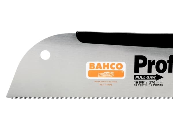Bahco PC-11-19-PS, Ryggsåg, Plast, Trä, Svart, Röd, Rostfritt stål, Svart, Röd, 1 styck, 27 cm