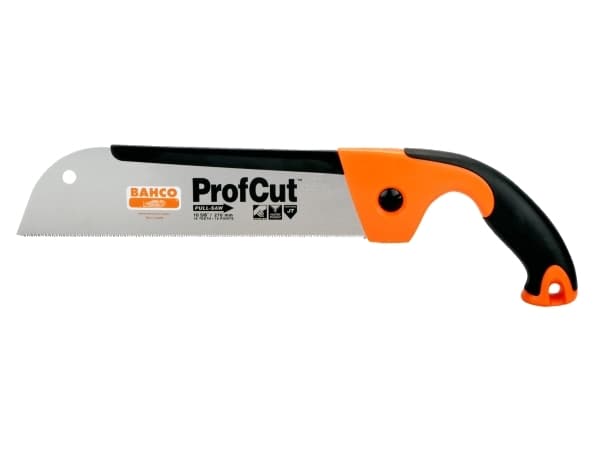 Bahco PC-11-19-PS, Ryggsåg, Plast, Trä, Svart, Röd, Rostfritt stål, Svart, Röd, 1 styck, 27 cm