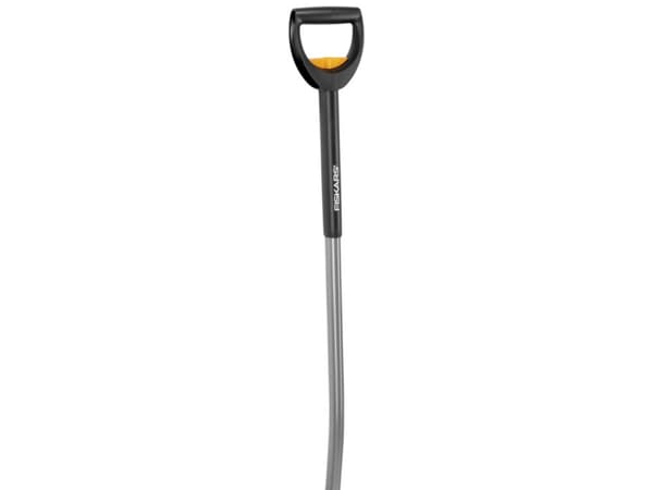 Fiskars 1000620, Hagespade, Plast, Stål, Sort, Oransje, Rustfritt stål, firkant, D-formet, 1250 mm