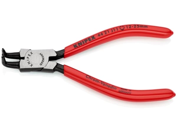 Knipex 44 21 J11, Låseringtang, Kromvanadiumstål, Plast, Rød, 130 mm, 88 g