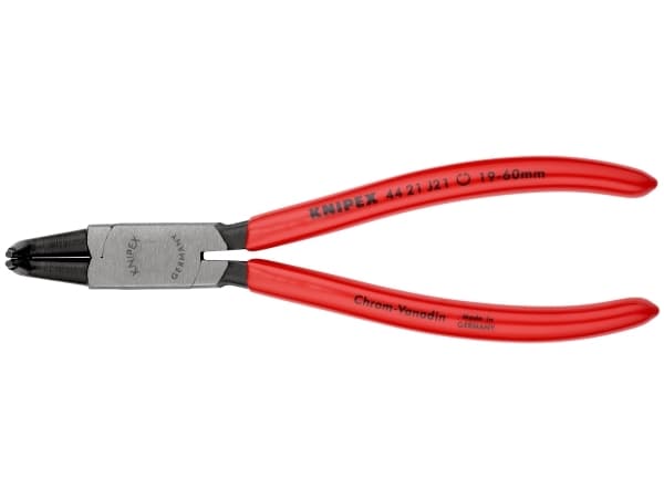 Knipex 44 21 J21, Låsringstång, Kromvanadinstål, Plast, Röd, 170 mm, 139 g