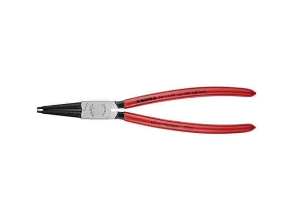 Knipex 44 11 J3, Lukkorengaspihdit, Kromivanadiini-teräs, Muovi, Punainen, 225 mm, 196 g