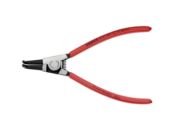 Knipex 46 21 A21, Låsringstång, Kromvanadinstål, Plast, Röd, 170 mm, 132 g