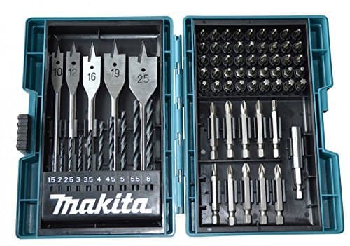 Sett med bor- og spiralbits MAKITA, 71 stk.