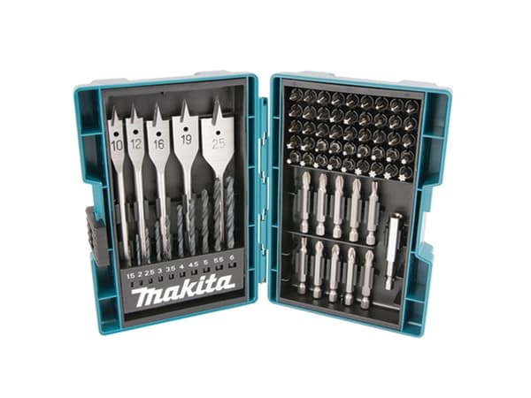 Sett med bor- og spiralbits MAKITA, 71 stk.