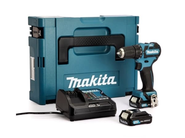 Makita DF332DSAJ, Boremaskin med pistolgrep, 1 cm, 2,8 cm, 1 cm, 0,8 mm, 450 RPM