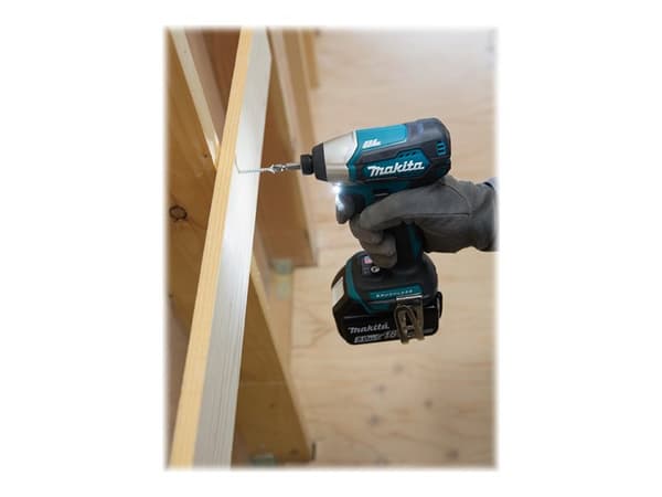 Makita DTD155 - Stötdrivare - sladdlös - 1/4-tums hexuttag 6.35 mm - 140 N·m - inget batteri - 18 V - SOLO