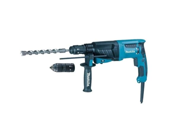 Makita HR2630TJ Perforatorius SDS-PLUS 800 W 2,4J keičiamas griebtuvas