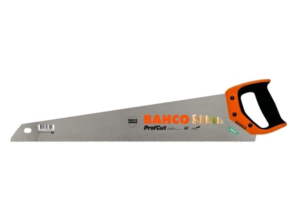 Bahco PC-22-FILE-U7, Ryggsåg, Plast, Trä, Svart, Röd, Rostfritt stål, Svart, Röd, 1 styck, 55 cm