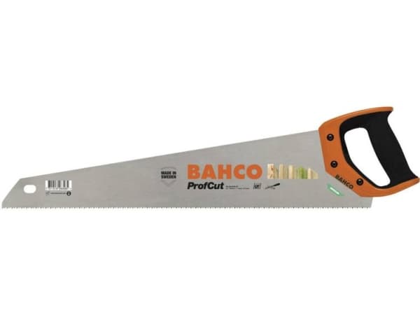Bahco PC-22-FILE-U7, Ryggsåg, Plast, Trä, Svart, Röd, Rostfritt stål, Svart, Röd, 1 styck, 55 cm