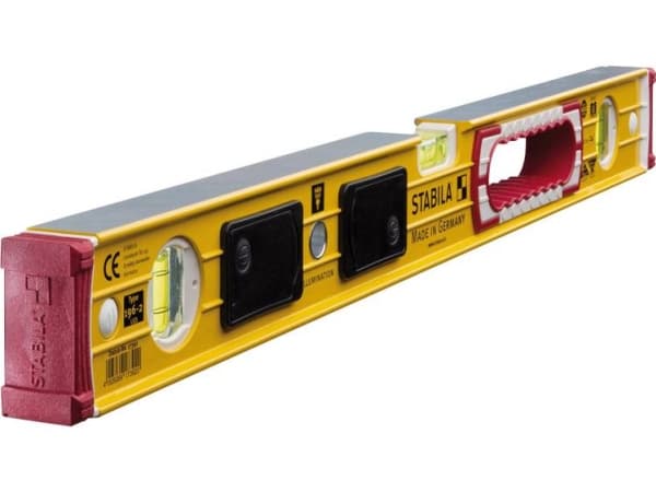 Stabila Type 196-2 LED 17392 Vaterpas-letmetal 60 cm 0.50 mm/m