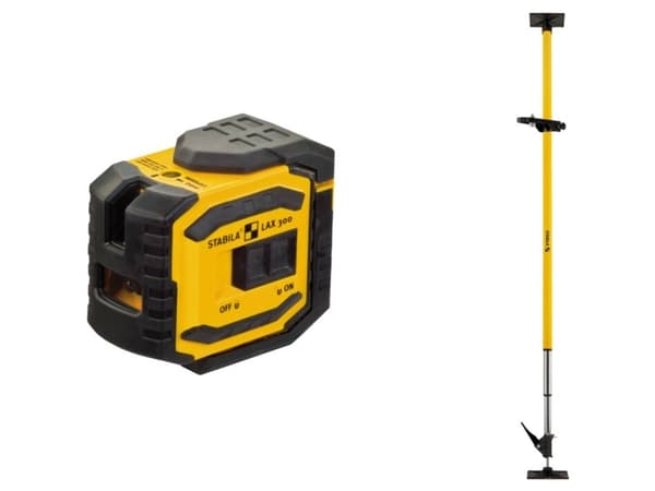 Stabila 5-piece Stabila LAX 300 + LT 30 cross-plumb laser
