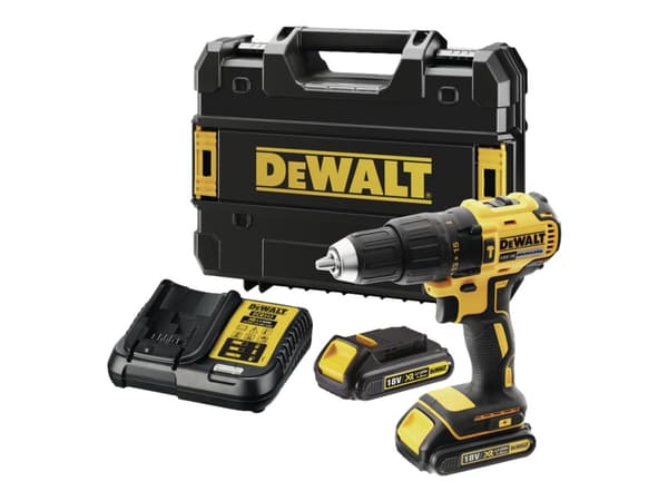 DeWALT DCD778S2T-QW - Slagborr/skruvdragare - sladdlös 13 mm - 2 batterier - 18 V