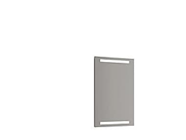 Dansani Spejl Repeat 70*50 cm - Repeat Spejl med vandret lys i top og bund, 50x70 cm