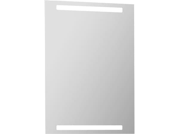 Dansani Spejl Repeat 70*50 cm - Repeat Spejl med vandret lys i top og bund, 50x70 cm