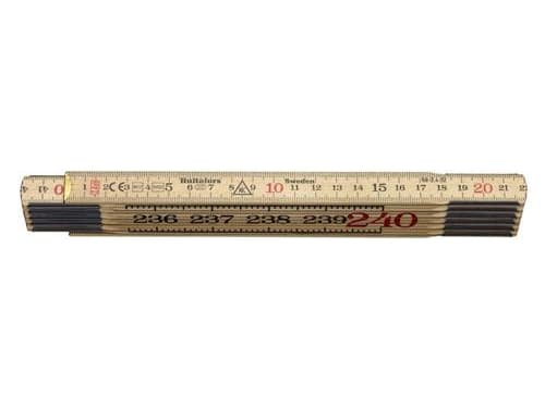 Rumpukapula 2,4m 12 led puu - 59-2.4-12, Hultafors 100304 mm:n asteikolla