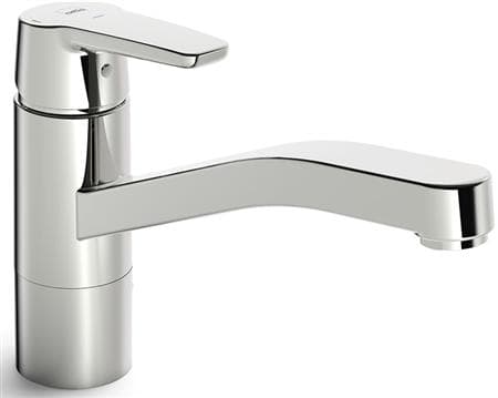 Oras Swea køk.arm. lav tud - m/Eco-kartouche&koldstart. Eco flow op til 9l/min.
