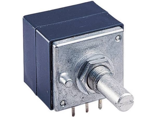 ALPS RK 27112 10K roterande potentiometer dammtät Stereo 0,05 W 10 kΩ 1 st