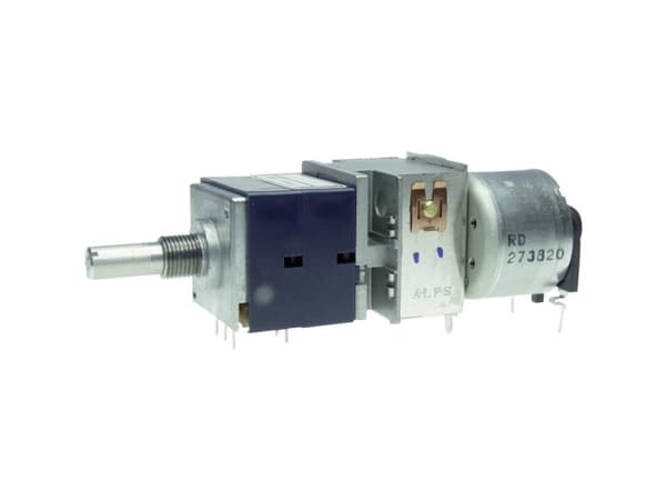 ALPS RK27112MC 10KBX2 Motorpotentiometer dammtät Stereo 0,05 W 10 kΩ 1 st