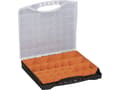 Miniatyrbild 2 av 3: Alutec Alutec sortimentskasse (L x B x H) 400 x 370 x 58 mm Antal fack: 24 Variabel indelning 1 st