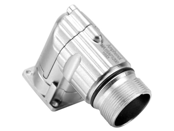 Amphenol MA1RAP1201, 90° vinklad, Silver, IP67
