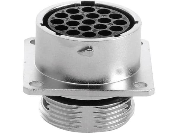 Amphenol kontakter och terminaler, raka, Hanstik, nickel, IP67