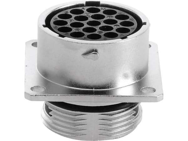 Amphenol kontakter och terminaler, raka, Hanstik, nickel, IP67