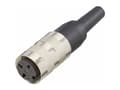 Miniatyrbild 3 av 3: Amphenol T 3261 001, 300 V, 3P, Rak, Silver, IP40