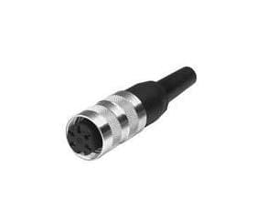 Amphenol T 3361 001, 5 A, 300 V, 5P, Rak, Honkoppling, Silver