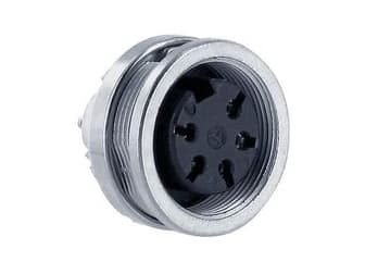 Amphenol T 3478 000, 5 A, 300 V, 7P, Rak, Nickel, IP40