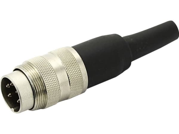 Amphenol T 3484 001, 5 A, 250 V, 7P, Suora, Uros, Hopea