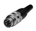 Pikkukuva 1 / 3: Amphenol T 3484 001, 5 A, 250 V, 7P, Suora, Uros, Hopea