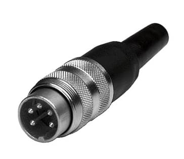 Amphenol T 3484 001, 5 A, 250 V, 7P, Suora, Uros, Hopea