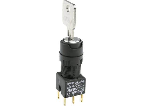 APEM A018223 Nyckelkontakt 1 x 90 ° 1 st