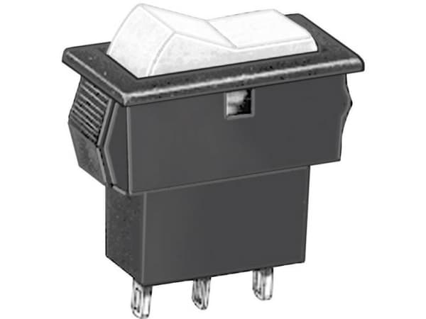 APEM AS39S0000 Vippekontakt AS39S0000 20 V DC/AC 0.02 A 1 x On/Off/On Klikkende/0/Klikkende 1 stk