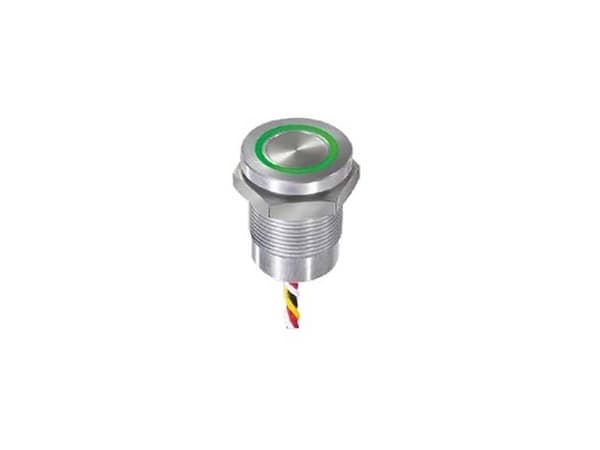 APEM CPB2110000KGSS Sensorknapp 24 V 0,2 A Beröring Grön, röd IP68, IP69K 1 st