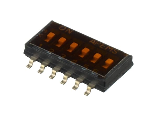 Unknown Apem Ikh0603000 Dip Switch Number Of Poles 6 Smd 1 St