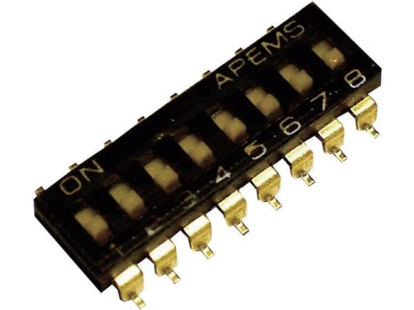 Unknown Apem Ikh0603000 Dip Switch Number Of Poles 6 Smd 1 St