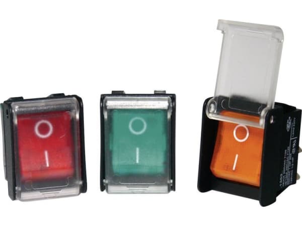 Arcolectric (Bulgin Ltd.) C1353AHNAA Vippekontakt C1353AHNAA 250 V 16 A 1 x Off/On Klikkende 1 stk