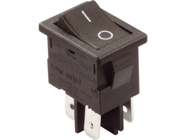 Arcolectric (Bulgin Ltd.) Vippbrytare H8550VBACA 250 V/AC 10 A 2 x Av/på Klickande 1 st
