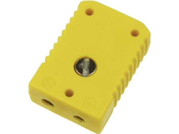 B &amp; B Thermo-Technik Standard termopari liittimet 1 mm² Keltainen Sisältö: 1 kpl