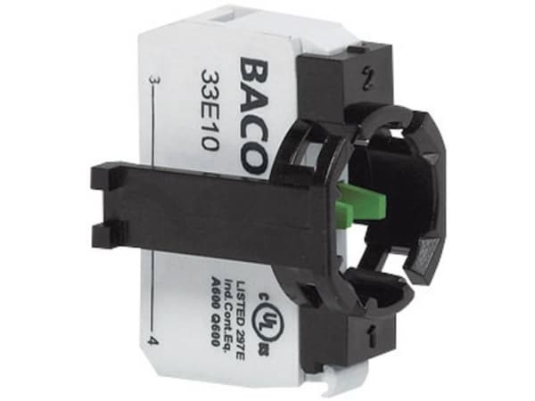 BACO 331E01 Kontaktelement 1 x brydekontakt Nyckeländan 600 V 1 st