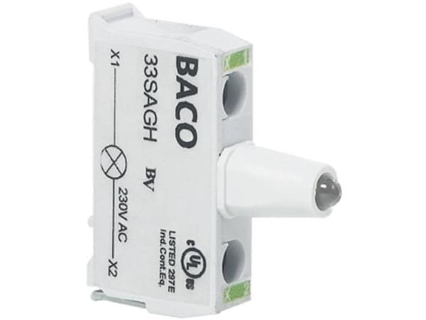 BACO BA33SARL LED-elementti Rød 12 V/DC, 24 V/DC 1 stk